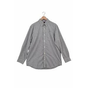 Duluth Trading Co Mens M Button Down Long Sleeve Graph Plaid Shirt